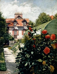 Die Dahlien, Garten in Petit Gennevilliers, 1893